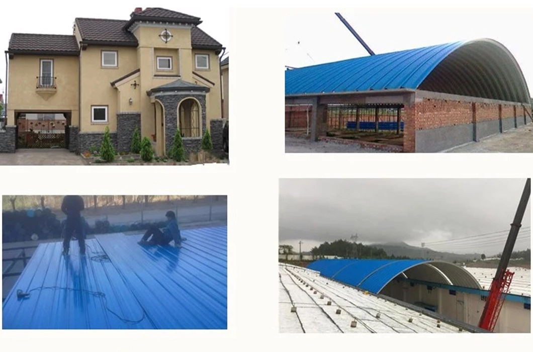 Construction Tile Color Coated Metal Steel Plate Corrugated Prepainted Galvanized Iron Roofing Sheet
