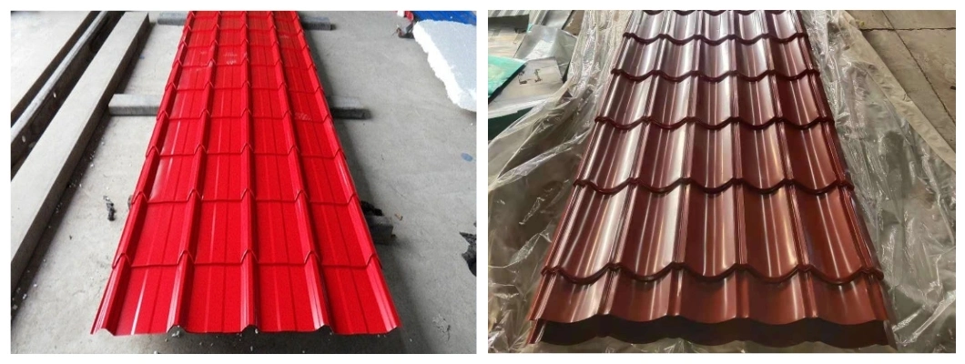 Building Material 1xxx 3xxx Prepainted 1100 H14 Aluminum Roof Tile Wave Type Al 3003 H24 3105 Trapezoidal 5052 Color Coated Corrugated Aluminium Roofing Sheet