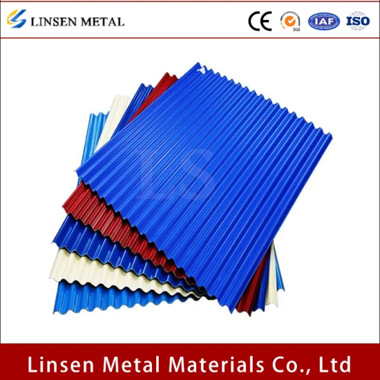 Roof Material Coated Zinc Aluminum Roof Tile Prepainted Galvanized Corrugated Roofing Sheet